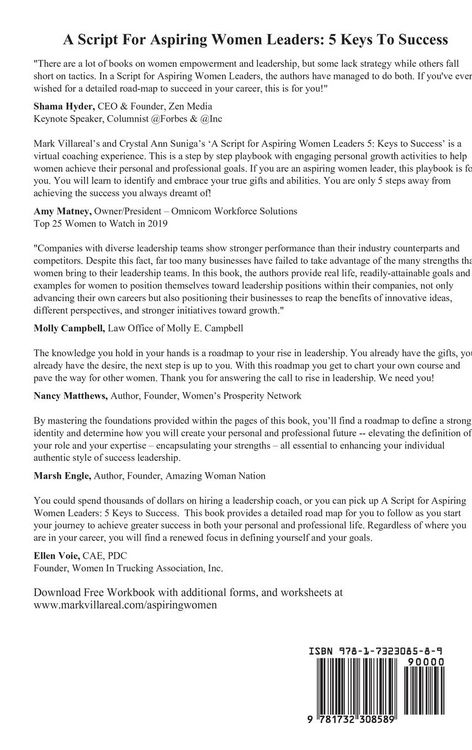 Produktbild: A Script for Aspiring Women Leaders
