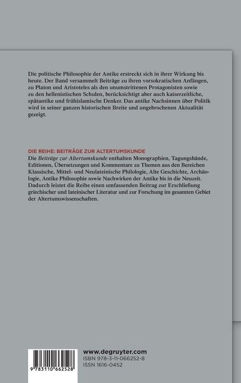 Produktbild: Philosophie f&uuml;r die Polis