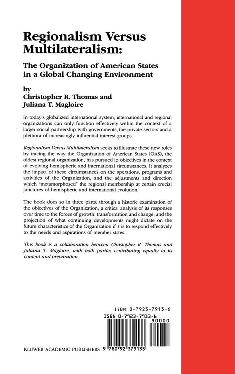 Produktbild: Regionalism Versus Multilateralism