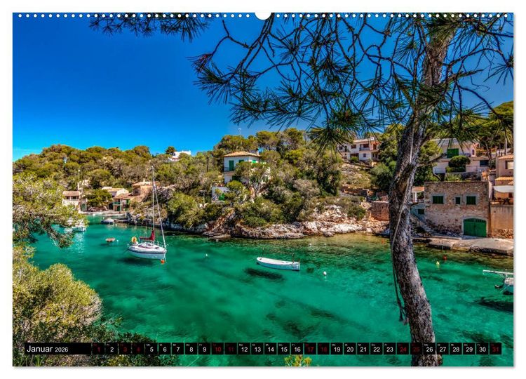 Produktbild: Mallorca - Cala Figuera Spezial (Wandkalender 2026 DIN A2 quer), CALVENDO Monatskalender
