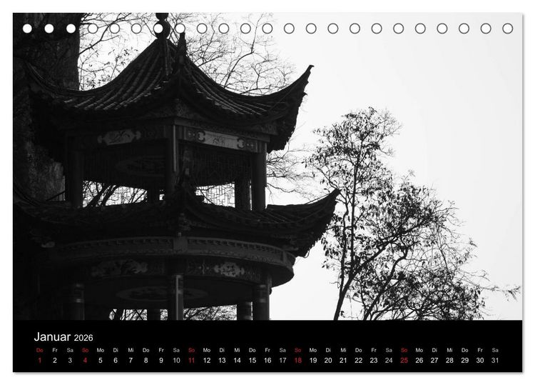 Produktbild: Yunnan - Reiseimpressionen (Tischkalender 2026 DIN A5 quer), CALVENDO Monatskalender