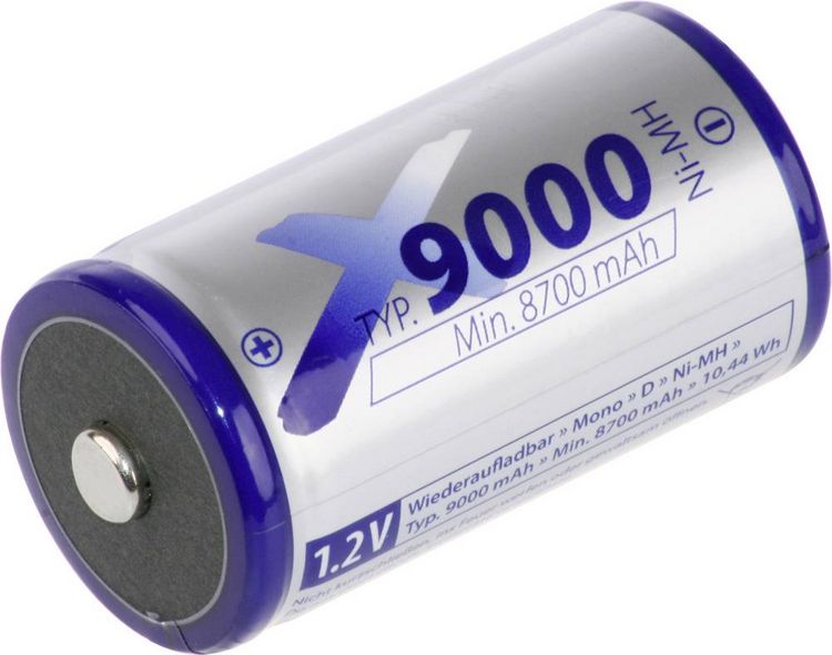 Produktbild: XCell Mono (D)-Akku NiMH 9000 1.2V 1St.