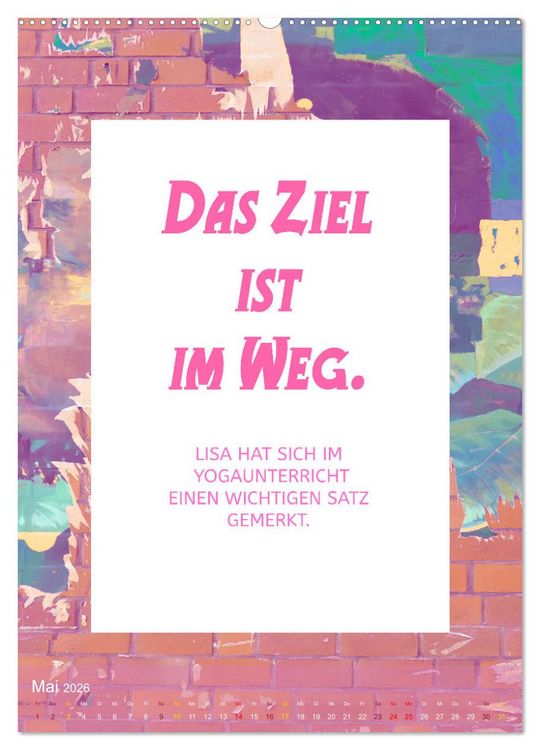Produktbild: Lach du nur! - Flotte Spr&uuml;che schnell erkl&auml;rt (Wandkalender 2026 DIN A2 hoch), CALVENDO Monatskalender