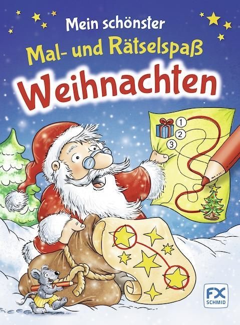 Produktbild: Mein sch&ouml;nster Mal- und R&auml;tselspa&szlig; Weihnachten