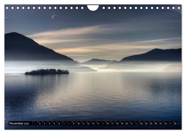 Produktbild: Lago Maggiore - Der malerische See in Italien und der Schweiz (Wandkalender 2026 DIN A4 quer), CALVENDO Monatskalender