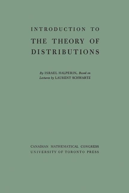 Produktbild: Introduction to the Theory of Distributions