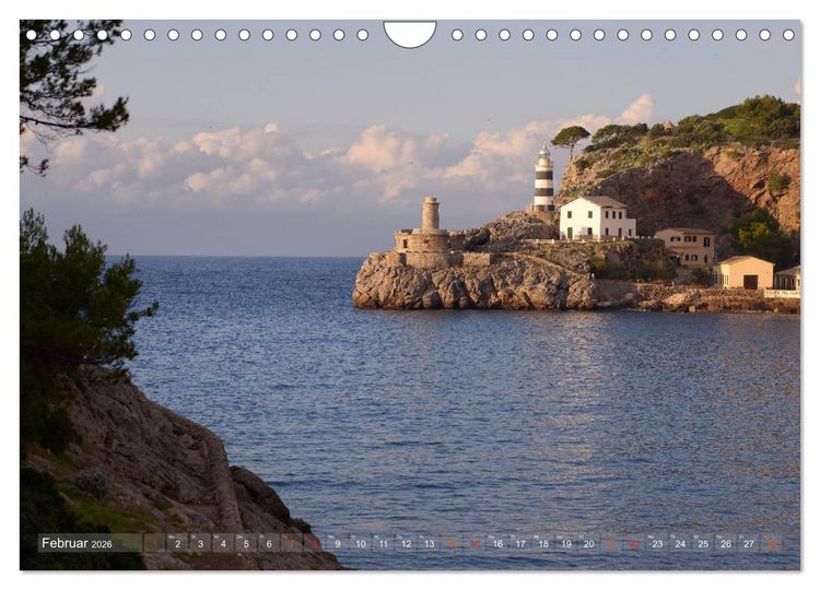Produktbild: Mallorca Zauberhaftes Licht (Wandkalender 2026 DIN A4 quer), CALVENDO Monatskalender