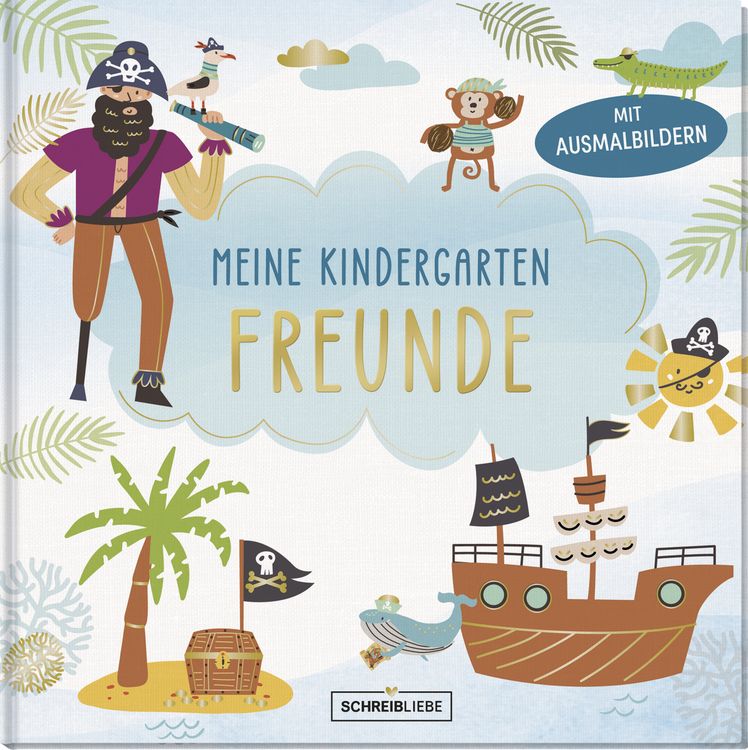 Produktbild: Kindergarten Freundebuch Pirat