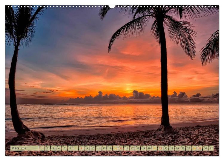 Produktbild: Die gro&szlig;en Antillen - Dominikanische Republik (hochwertiger Premium Wandkalender 2026 DIN A2 quer), Kunstdruck in Hochglanz