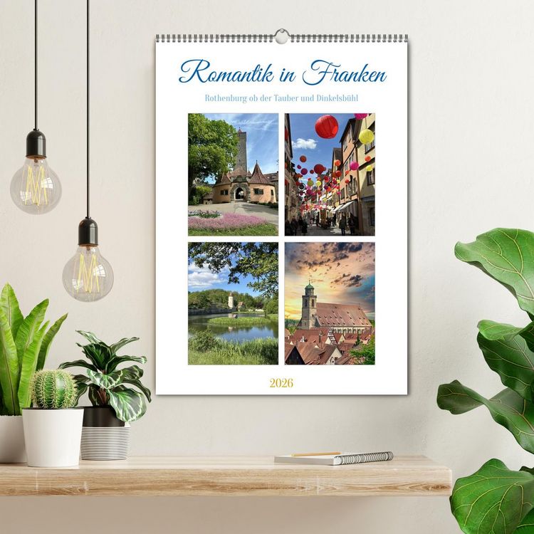 Produktbild: Romantik in Franken (Wandkalender 2026 DIN A2 hoch), CALVENDO Monatskalender