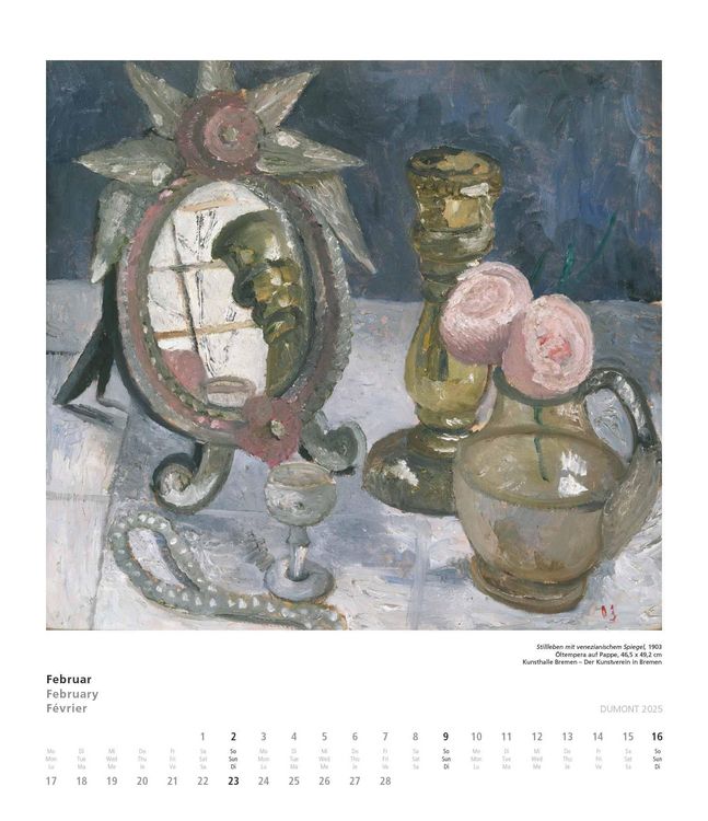 Produktbild: Paula Modersohn-Becker 2025 - Kunstkalender - Wandkalender