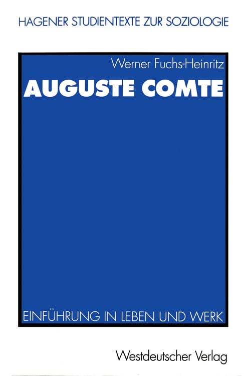 Produktbild: Auguste Comte