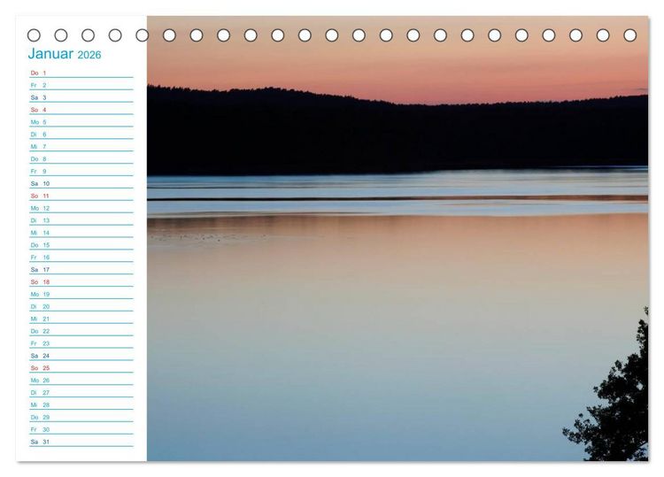 Produktbild: Urlaubsparadies Scharm&uuml;tzelsee (Tischkalender 2026 DIN A5 quer), CALVENDO Monatskalender