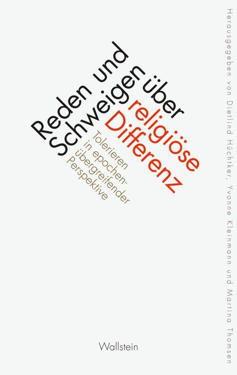Produktbild: Reden und Schweigen &uuml;ber religi&ouml;se Differenz