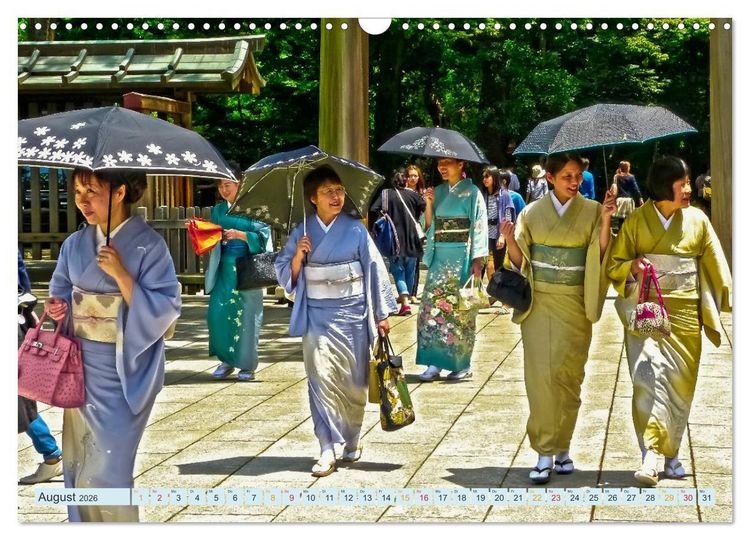 Produktbild: Tokio - Hightech und Menschenmassen (Wandkalender 2026 DIN A3 quer), CALVENDO Monatskalender