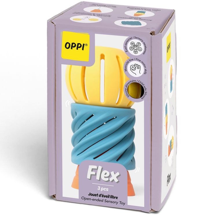 Produktbild: OPPI TOYS - Flex Beiss-/Stapel-/Greifspielzeug