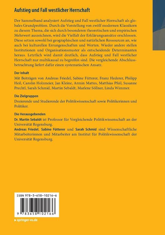 Produktbild: Aufstieg und Fall westlicher Herrschaft