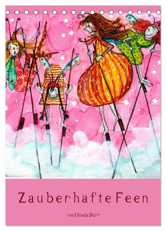 Produktbild: Zauberhafte Feen (Tischkalender 2026 DIN A5 hoch), CALVENDO Monatskalender