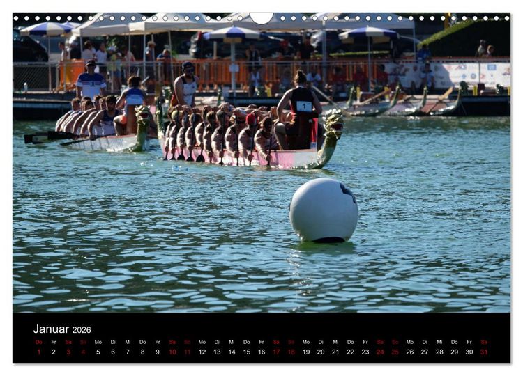 Produktbild: Drachenboot - MissionRome (Wandkalender 2026 DIN A3 quer), CALVENDO Monatskalender
