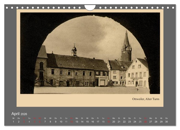 Produktbild: Saarland - vunn domols (frieher), Landkreis Neunkirchen (Wandkalender 2026 DIN A4 quer), CALVENDO Monatskalender