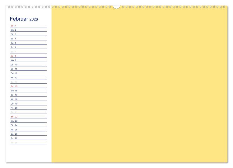 Produktbild: Farbiger Bastelkalender (Wandkalender 2026 DIN A2 quer), CALVENDO Monatskalender