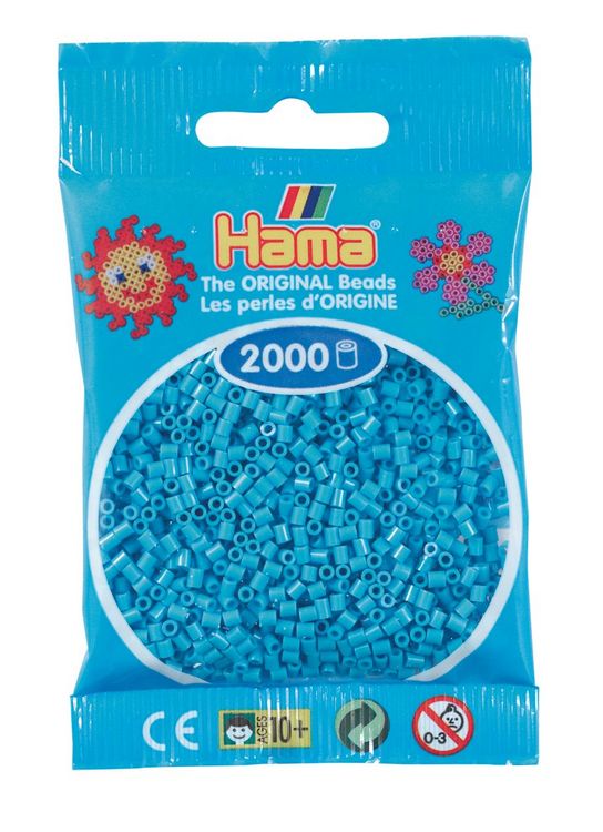 Produktbild: Mini-Perl. 2000St. Azurblau
