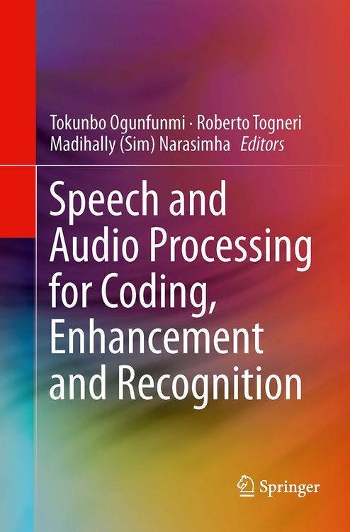 Produktbild: Speech and Audio Processing for Coding, Enhancement and Recognition