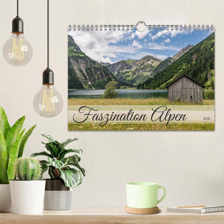 Produktbild: Faszination Alpen (Wandkalender 2026 DIN A4 quer), CALVENDO Monatskalender