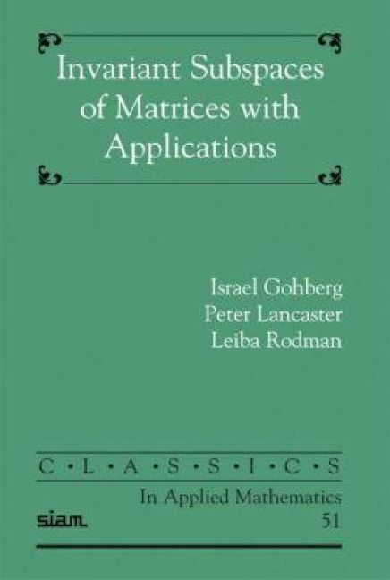 Produktbild: Invariant Subspaces of Matrices with Applications