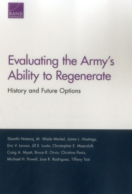 Produktbild: Evaluating the Army's Ability to Regenerate