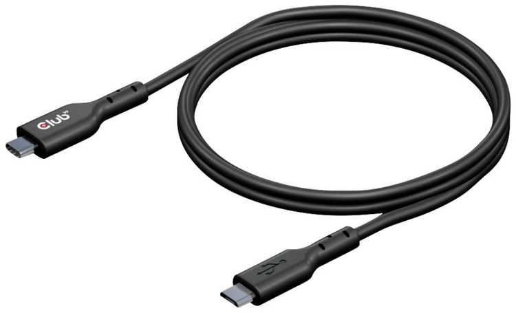 Produktbild: Club3D USB-Kabel USB 3.2 Gen1 USB-C&reg; Stecker, USB-Micro-B Stecker 1.00m Schwarz CAC-1526