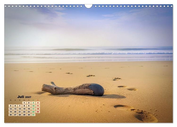Produktbild: Minimal-Art - am Strand (Wandkalender 2027 DIN A3 quer), CALVENDO Monatskalender