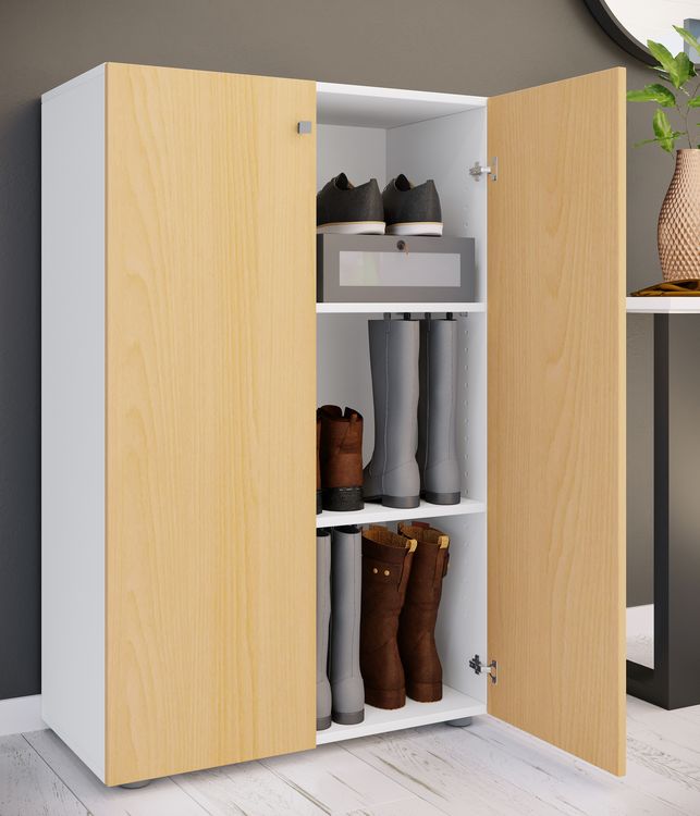 Produktbild: Holz Schuhschrank Schuhregal Schuhkommode Lona 3