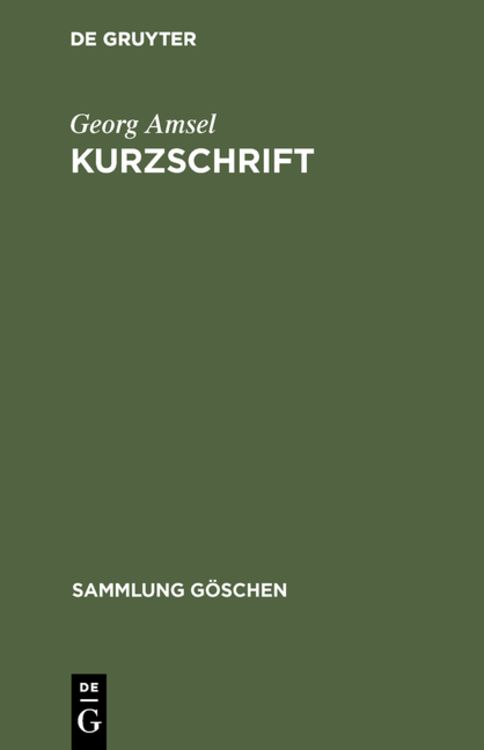 Produktbild: Kurzschrift