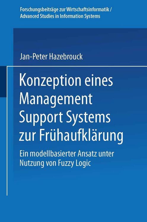 Produktbild: Konzeption eines Management Support Systems zur Fr&uuml;haufkl&auml;rung