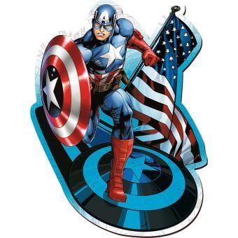 Produktbild: Holz Puzzle 160 Marvel Avengers - Captain America