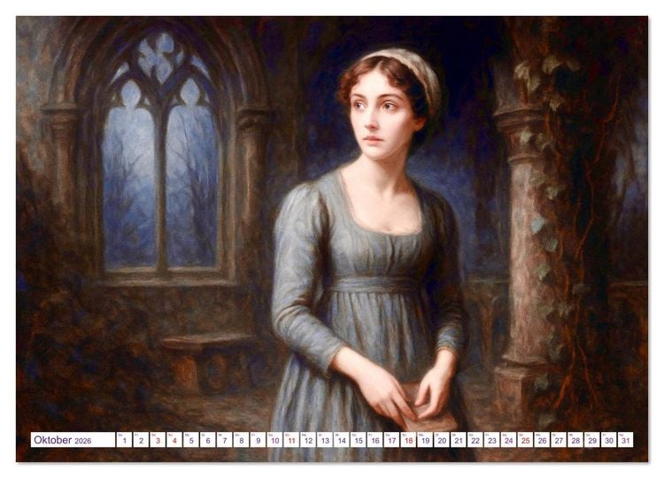 Produktbild: Jane Austen (Wandkalender 2026 DIN A3 quer), CALVENDO Monatskalender