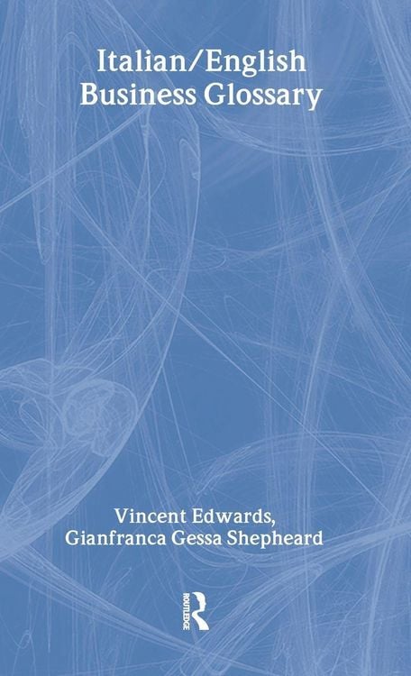 Produktbild: Italian/English Business Glossary