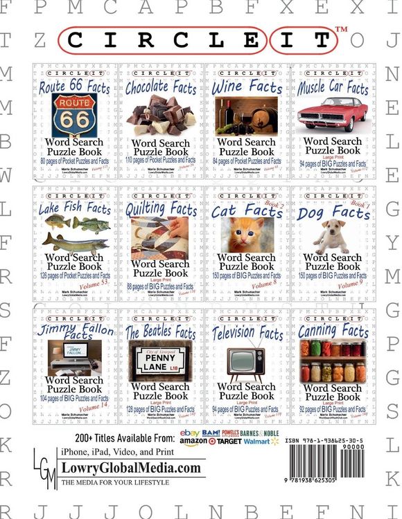 Produktbild: Circle It, Jimmy Fallon Facts, Word Search, Puzzle Book