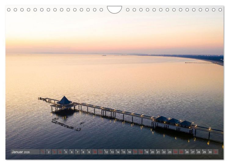 Produktbild: OSTSEEK&Uuml;STE Sehnsuchtsorte in Mecklenburg-Vorpommern (Wandkalender 2026 DIN A4 quer), CALVENDO Monatskalender