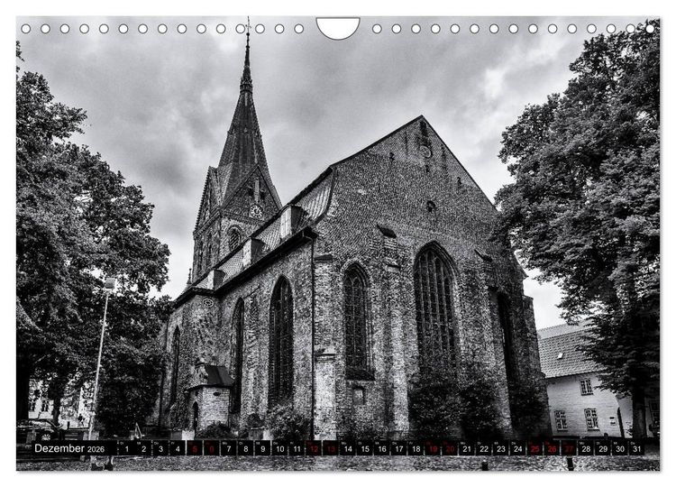 Produktbild: Ein Blick auf Flensburg (Wandkalender 2026 DIN A4 quer), CALVENDO Monatskalender
