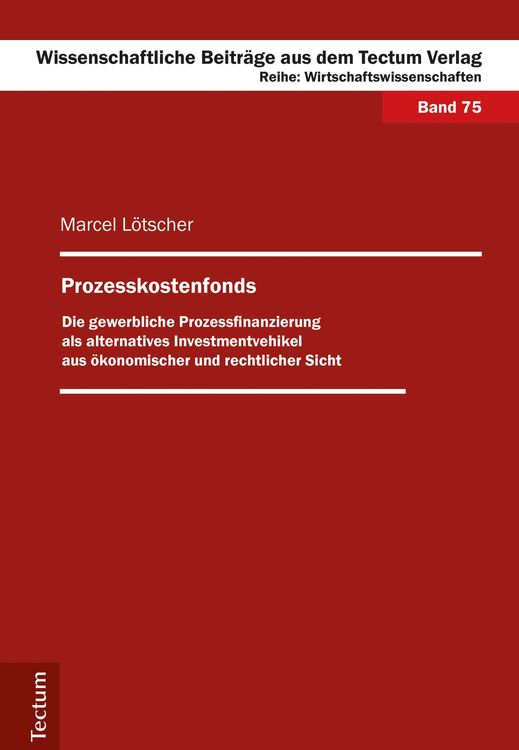 Produktbild: Prozesskostenfonds