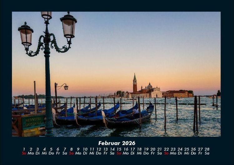 Produktbild: Venedig 2026 Fotokalender DIN A4