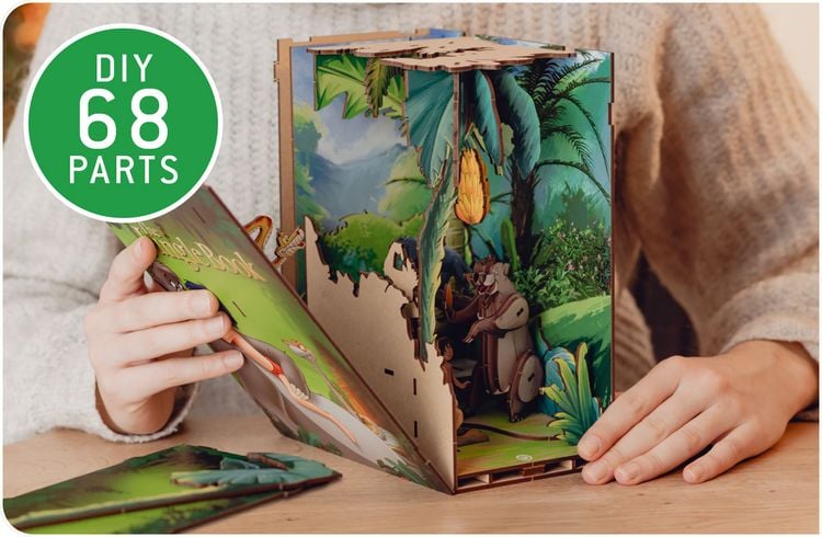 Produktbild: Book Nook DIY B&uuml;cherecke Disney Das Dschungelbuch