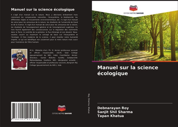 Produktbild: Manuel sur la science &eacute;cologique