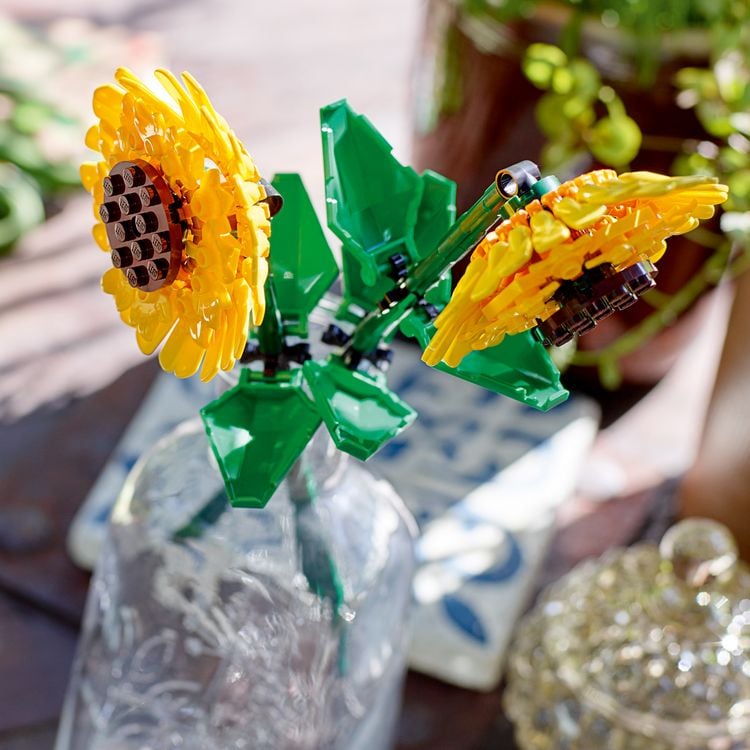 Produktbild: LEGO Botanicals Sonnenblumen - Set mit Kustblumen - Zimmer-Deko 40524