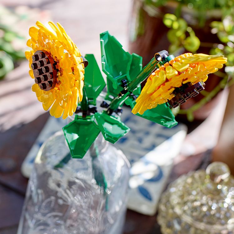 Produktbild: LEGO Botanicals Sonnenblumen - Set mit Kustblumen - Zimmer-Deko 40524