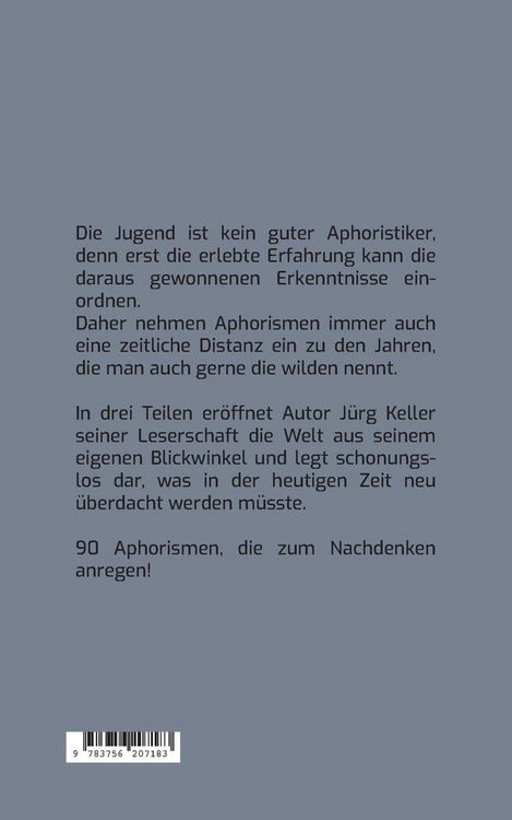 Produktbild: Aphorismen 1980 - 2020