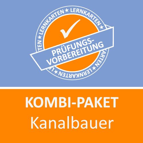 Produktbild: Kombi-Paket Kanalbauer Lernkarten