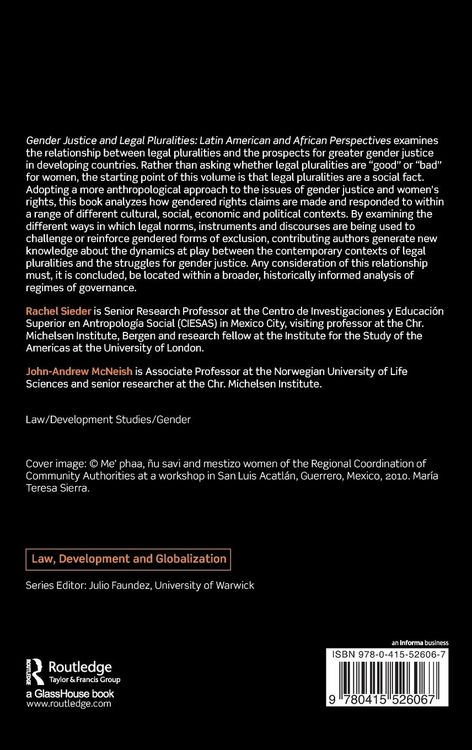 Produktbild: Gender Justice and Legal Pluralities
